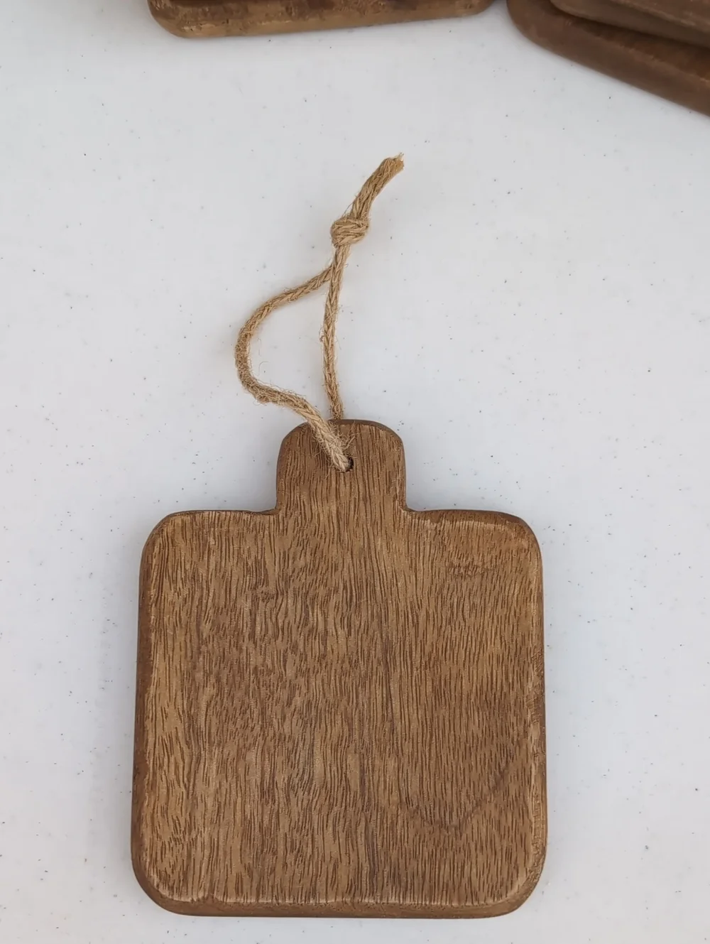 Pottery Barn Engraved Wood Coaster Set